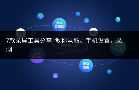 7款录屏工具分享 教你电脑、手机设置、录制