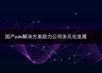 国产pdm解决方案助力公司多元化发展